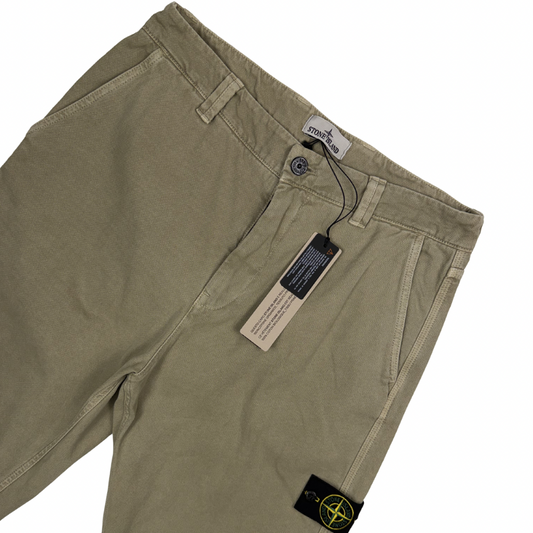 Pantalón Stone Island beige regular fit nuevo con etiquetas - talla W/32