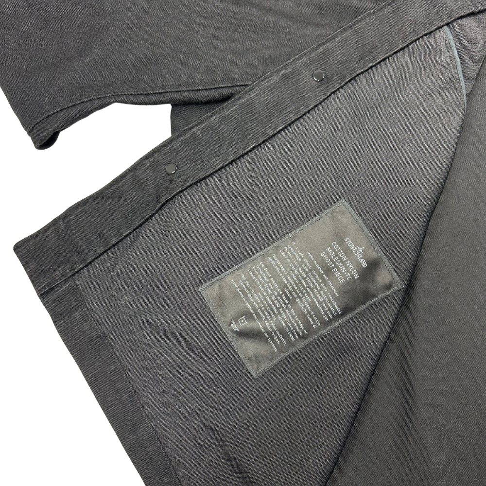 ABRIGO STONE ISLAND COTTON NYLON MOLESKIN-TC GHOST PIECE - talla XXL