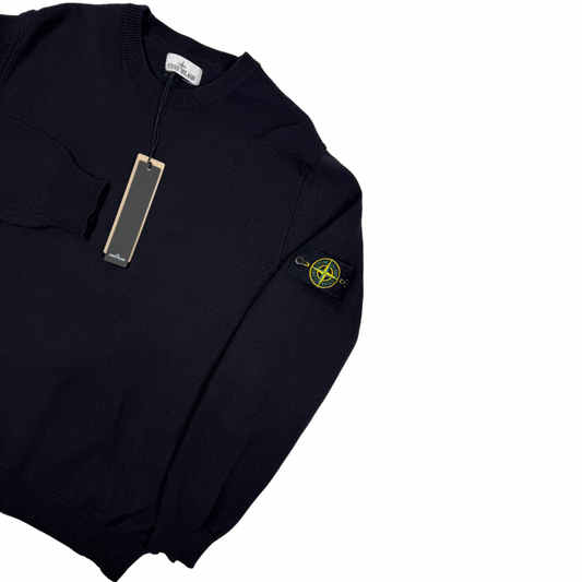 Jersey Stone Island cuello redondo negro - talla XL/2XL
