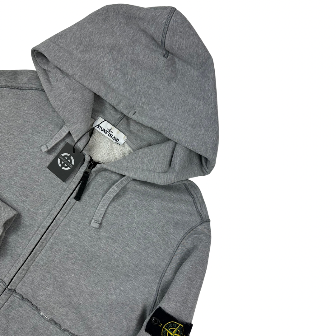 SUDADERA CON CREMALLERA Y CAPUCHA STONE ISLAND - talla XL