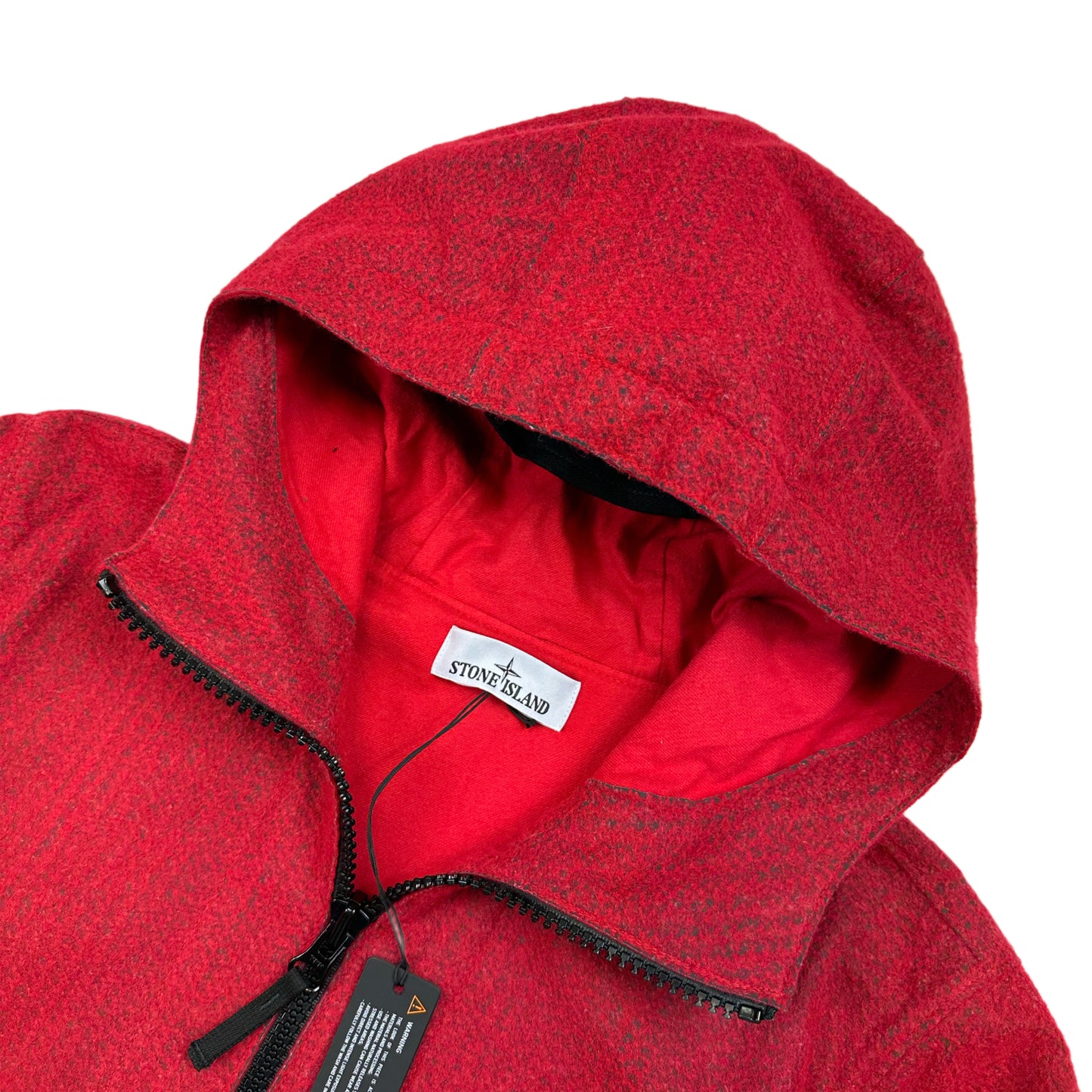 CHAQUETA NEEDLE PUNCHED REFLECTIVE STONE ISLAND - talla S