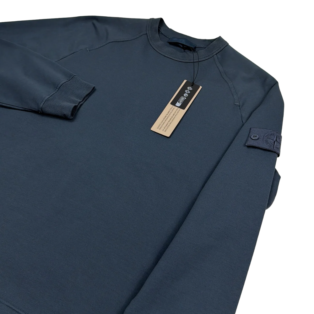 Sudadera cuello redondo Stone Island Ghost azul - talla M