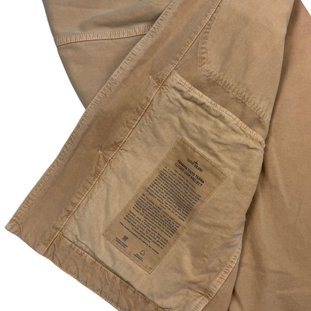 Chaqueta Stone Island Panama Tinto Terra Closed Loop Project naranja - talla L
