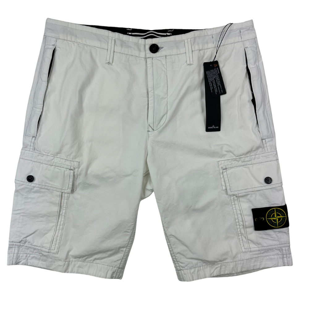 PANTALÓN CARGO CORTO SLIM STONE ISLAND - talla W/33