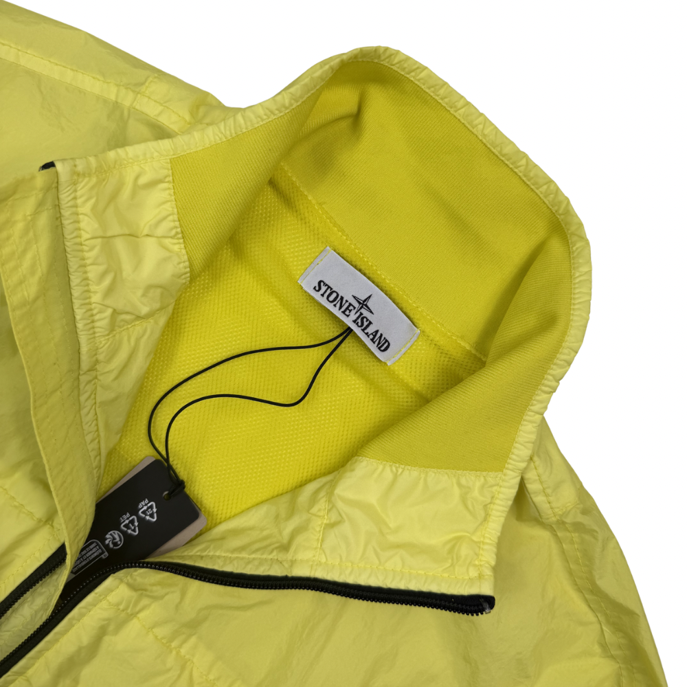 Chaqueta Garment Dyed Crinkle Reps - NY Stone Island Amarillo - talla M