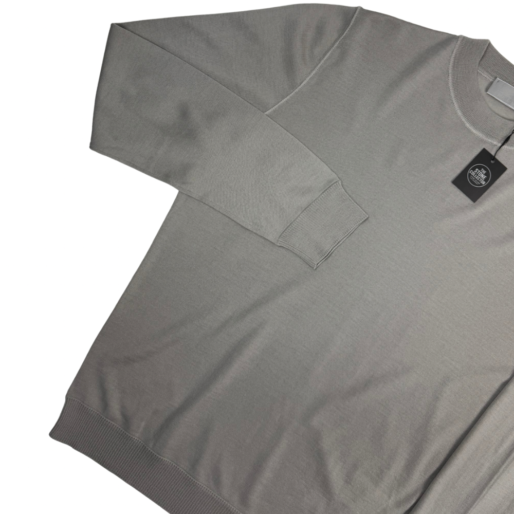 Jersey Stone Island Ghost cuello redondo gris - talla XL