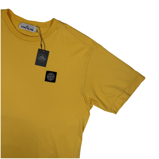 Camiseta Stone Island Amarilla manga corta - talla L