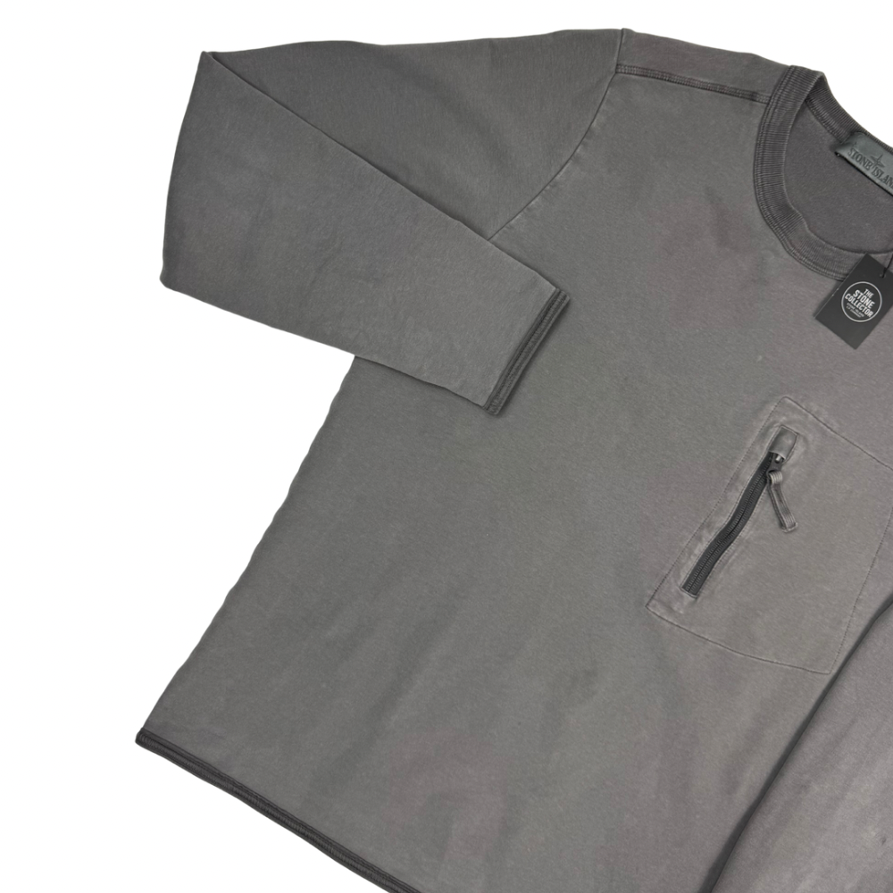 Sudadera cuello redondo Stone Island Ghost Gris oscuro - talla M