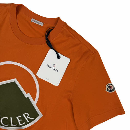Camiseta Moncler naranja manga corta - talla L