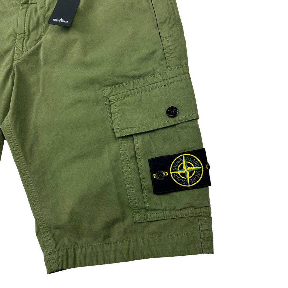 PANTALÓN CARGO CORTO SLIM STONE ISLAND - talla W/29