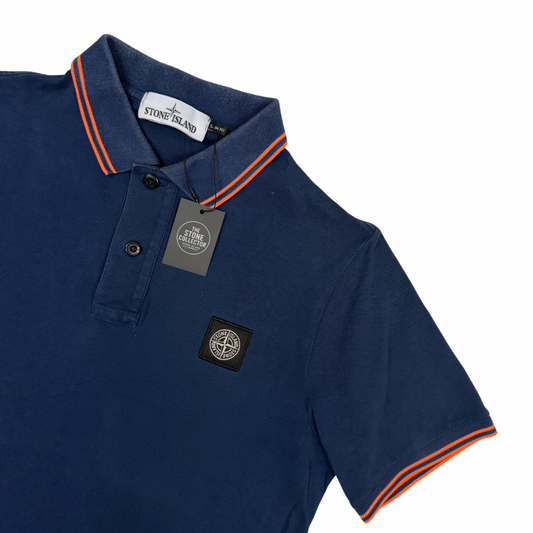 Polo Stone Island Azul manga corta - talla M