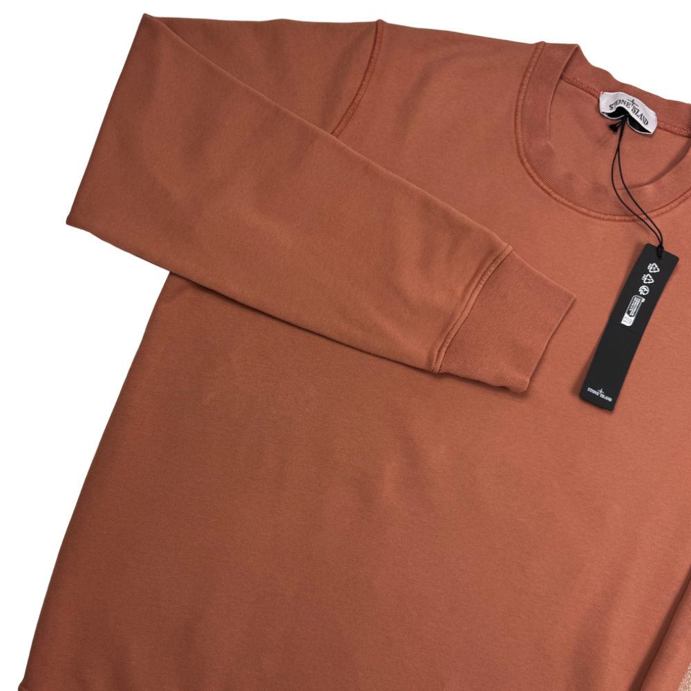 Sudadera cuello redondo Stone Island terracota - talla XL/2XL