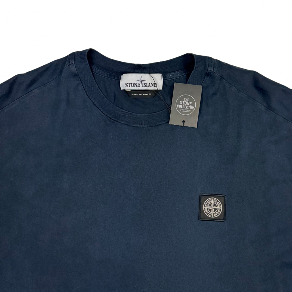 Camiseta Stone Island Azul marino manga corta - talla L