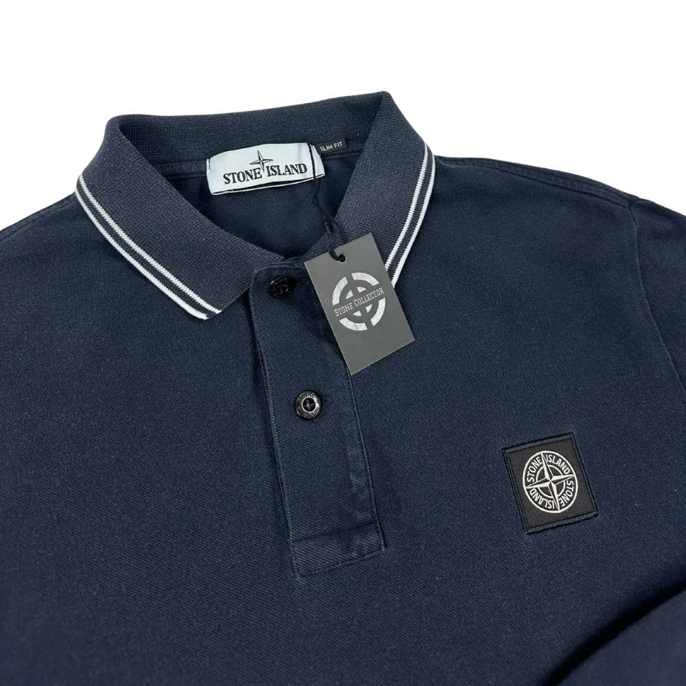 POLO MANGA LARGA STONE ISLAND - talla M