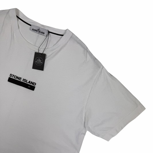 Camiseta Stone Island Blanca manga corta - talla XL