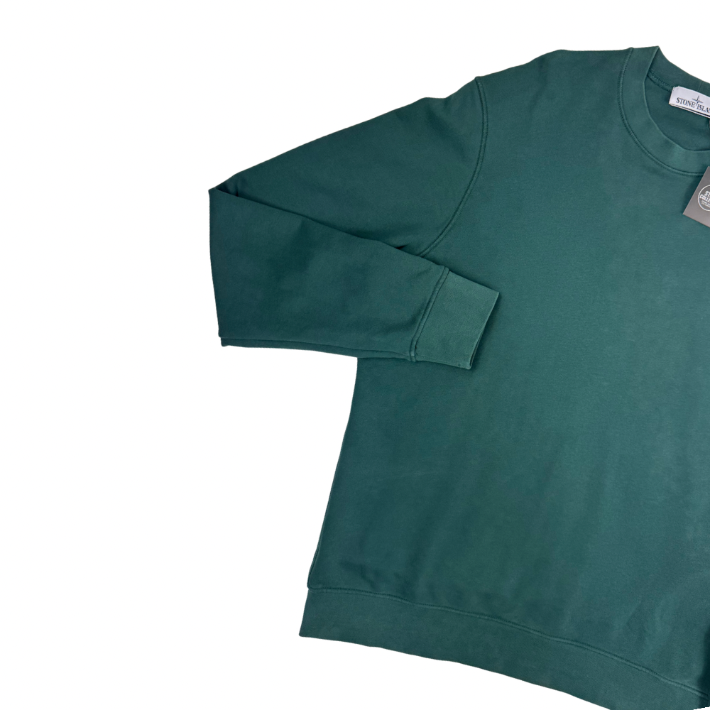 Sudadera cuello redondo Stone Island verde - talla 2XL