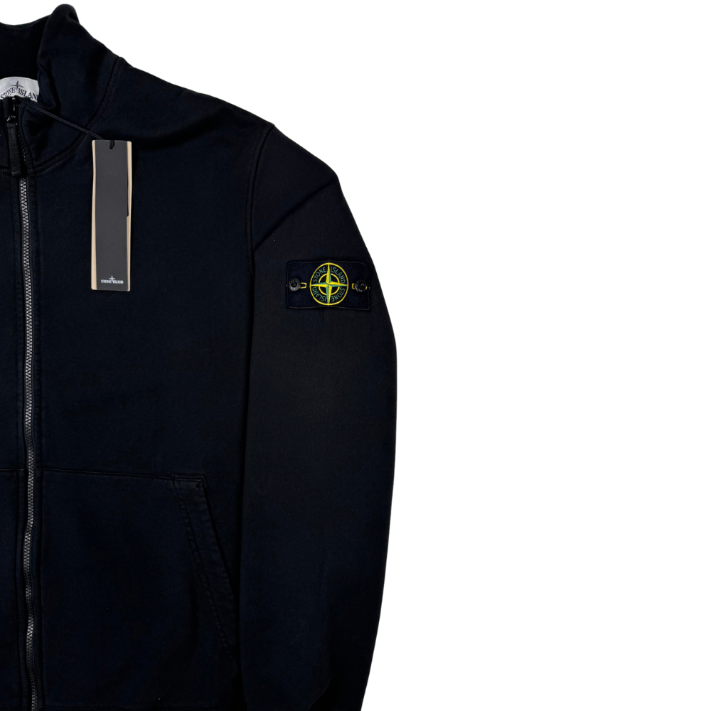 Sudadera Stone Island con cremallera negro - talla 3XL