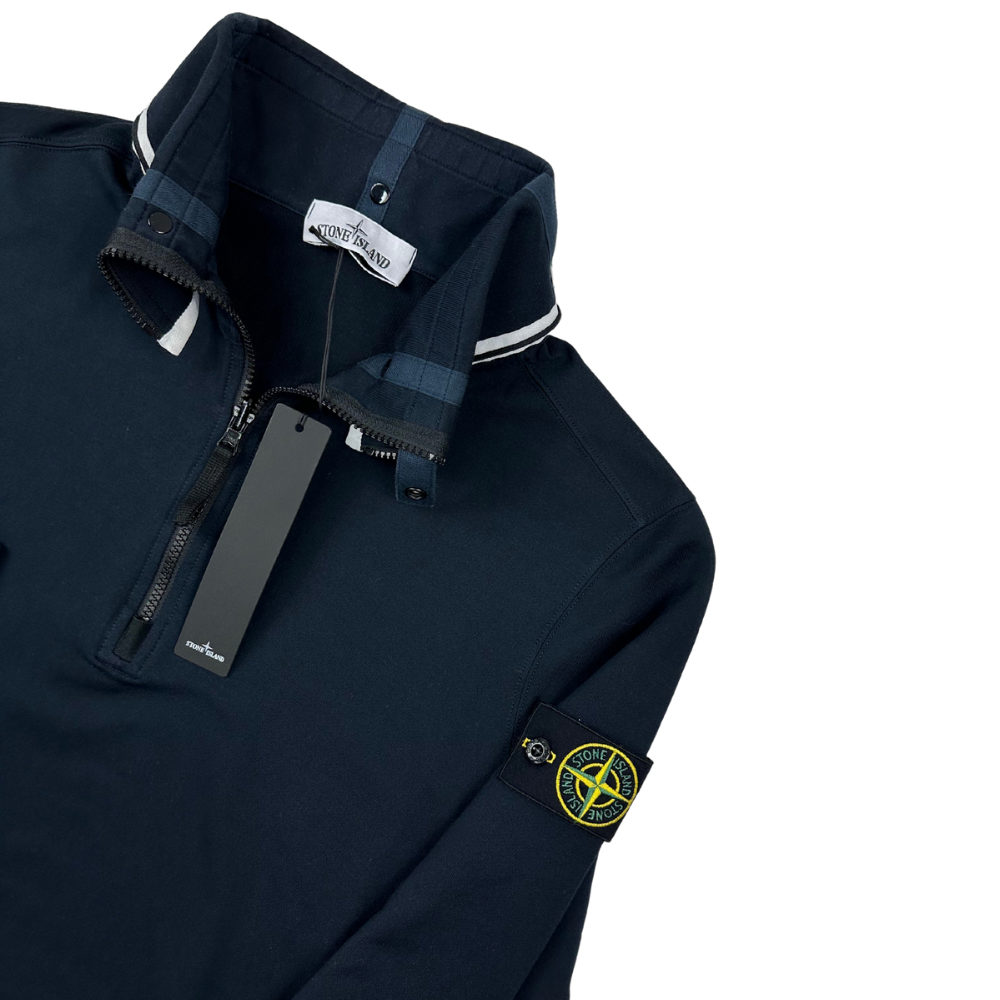 SUDADERA HALF ZIP STONE ISLAND - talla M