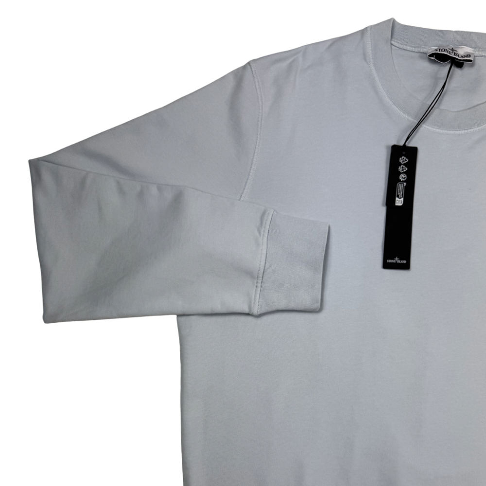 Sudadera cuello redondo Stone Island celeste - talla 2XL