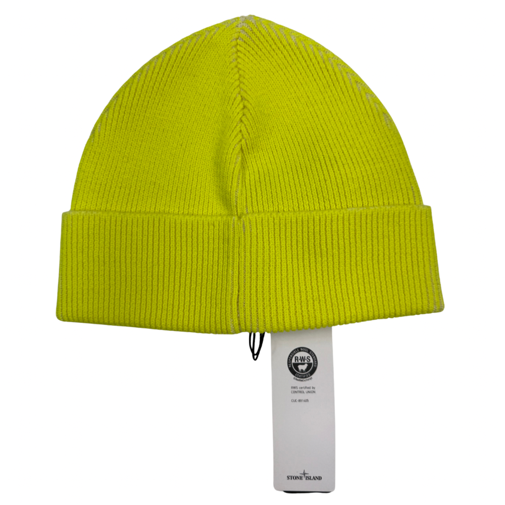 Gorro de lana Stone Island Marina Amarillo neón - talla UNI