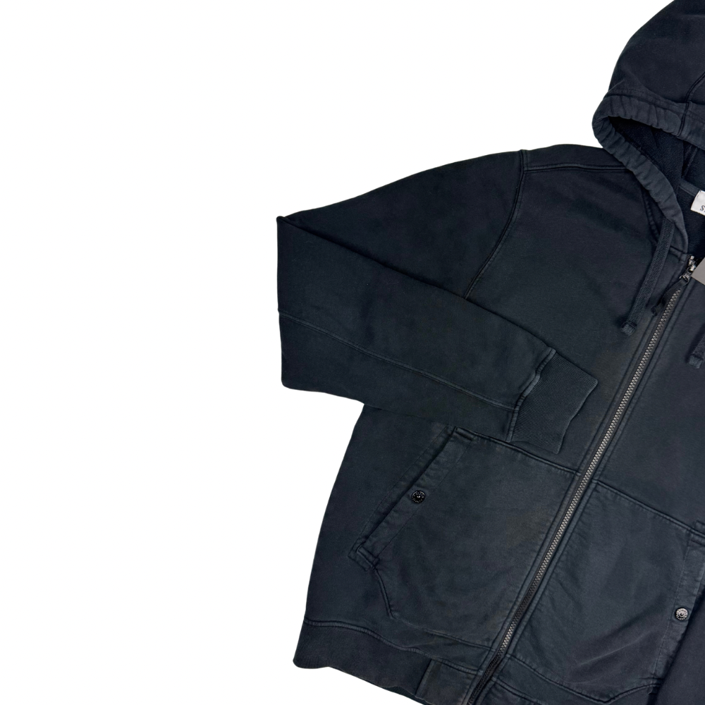 Sudadera con capucha y cremallera Stone Island negro - talla L