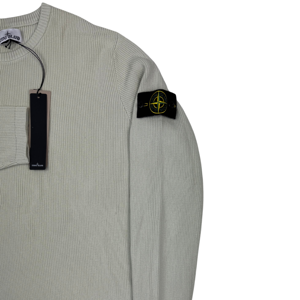 Jersey Stone Island cuello redondo lima claro - talla XL/2XL