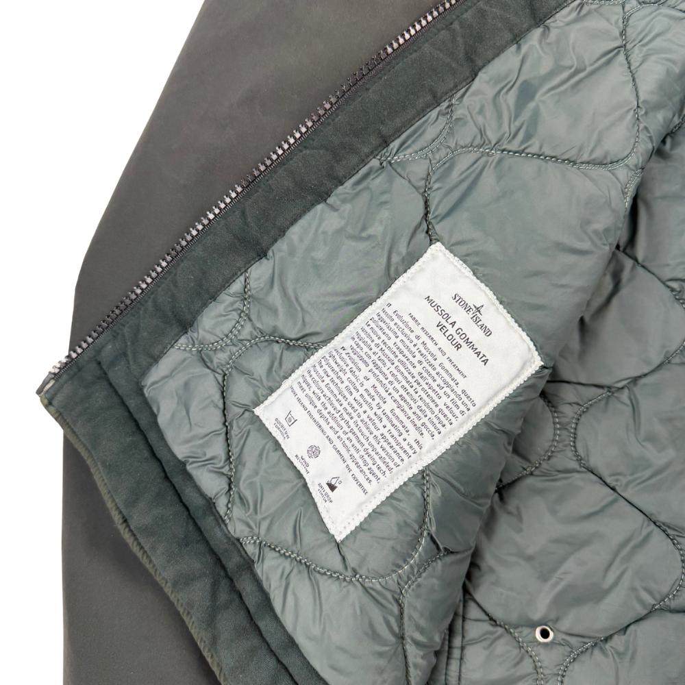 CHAQUETA MUSSOLA GOMMAT VELOUR STONE ISLAND - talla XL