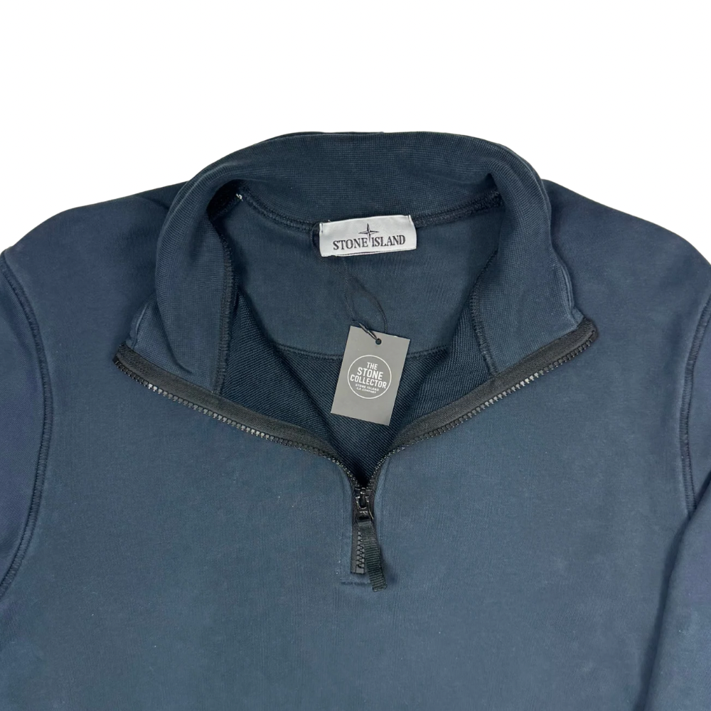 Sudadera Half-Zip Stone Island Azul marino - talla L