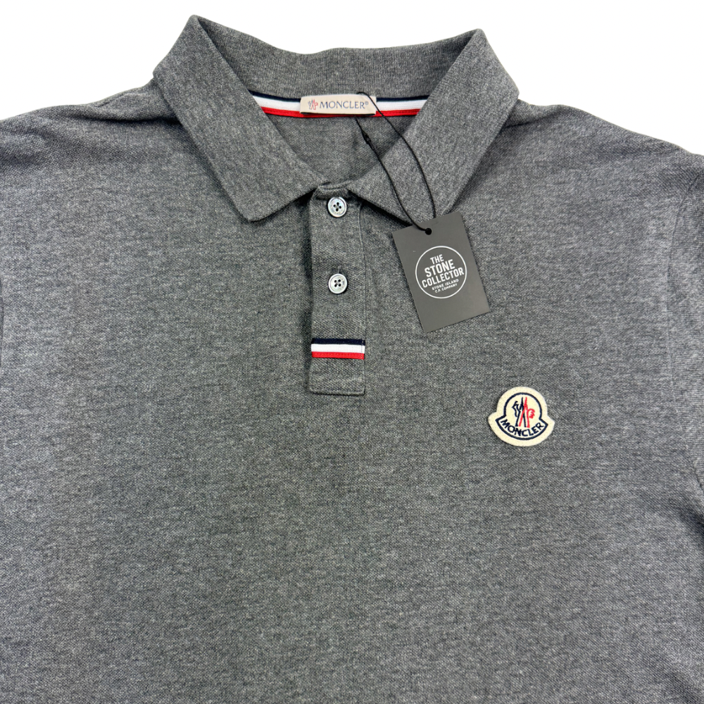 Polo Moncler Gris manga corta - talla L
