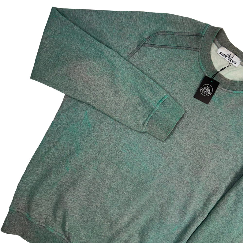 Sudadera cuello redondo Stone Island Dust Verde - talla M
