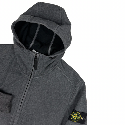 Chaqueta Stone Island Soft Shell gris - talla L