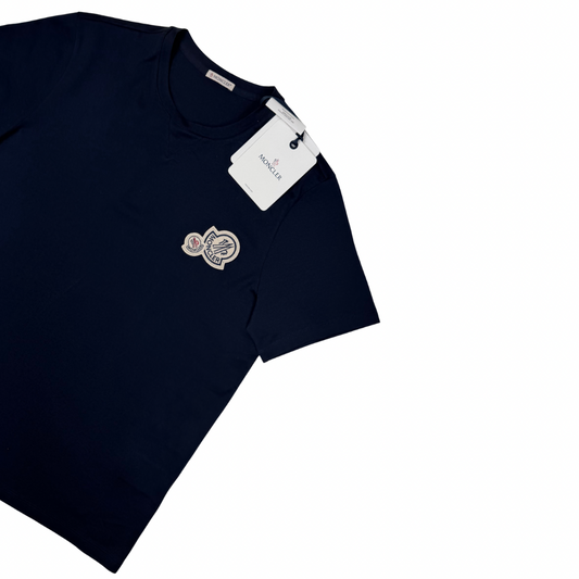 Camiseta Moncler azul marino manga corta - talla L