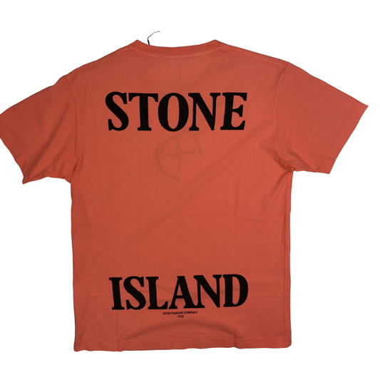 Camiseta Stone Island coral manga corta - talla L