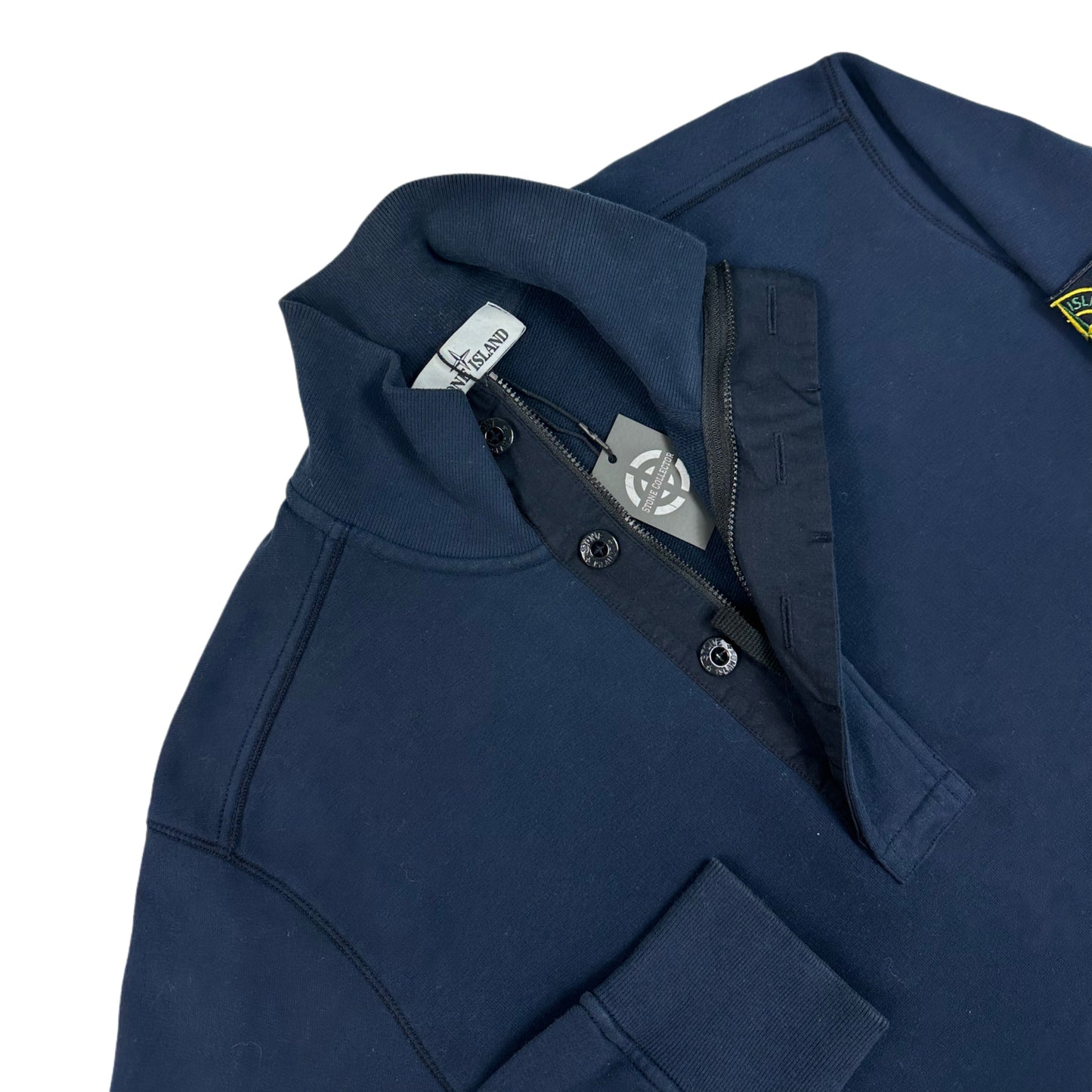 SUDADERA HALF ZIP STONE ISLAND - talla M