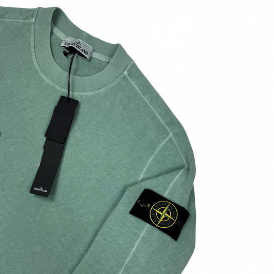 Sudadera cuello redondo Stone Island verde menta - talla M/L/2XL/3XL