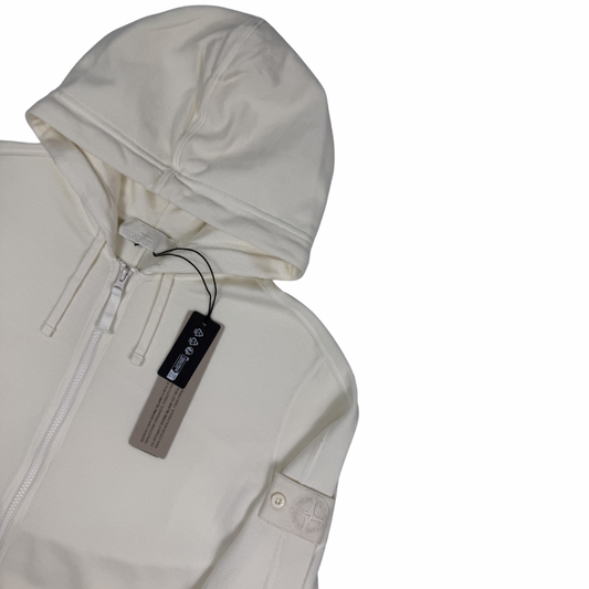 Sudadera Con Capucha Stone Island Ghost Blanco Roto - talla L