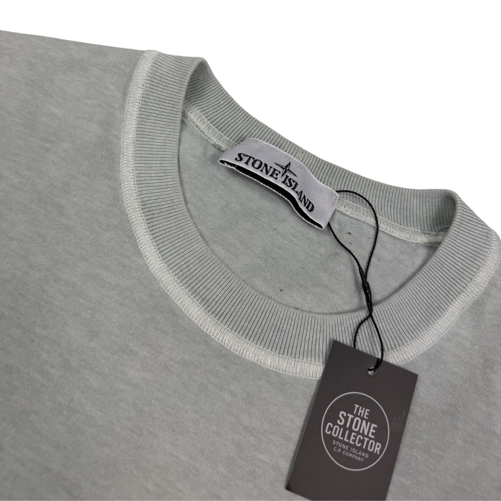 Camiseta Stone Island celeste manga corta - talla M