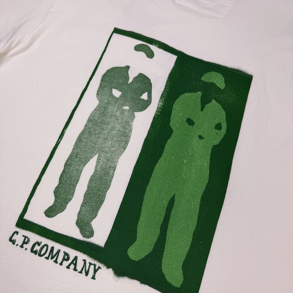 Camiseta C.P. Company blanca manga corta - talla M/XL/2XL