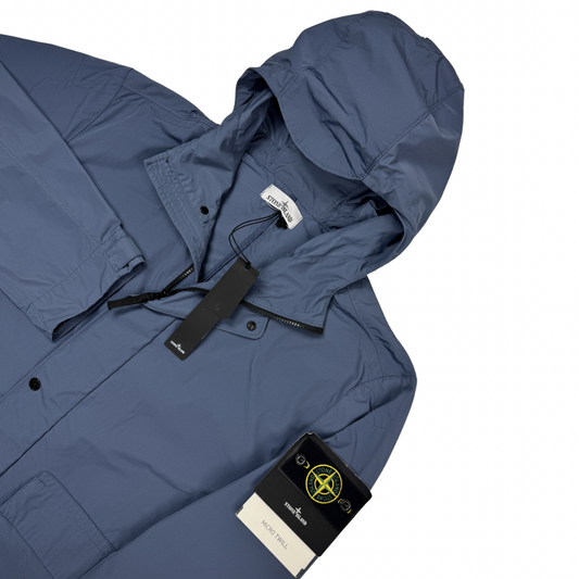 Chaqueta Stone Island Micro Twill azul - talla 2XL