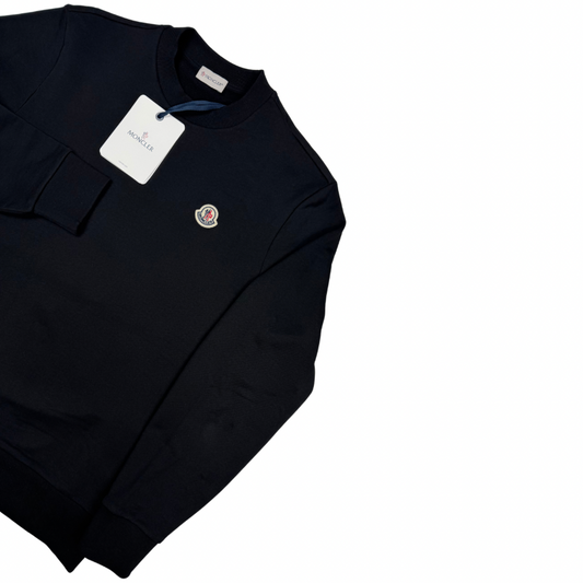 Sudadera cuello redondo Moncler negro - talla M/L