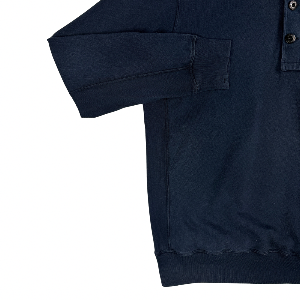 SUDADERA CON CREMALLERA Y BOTONES STONE ISLAND - talla 3XL