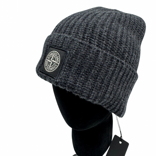 Gorro de lana Stone Island Gris oscuro - talla UNI