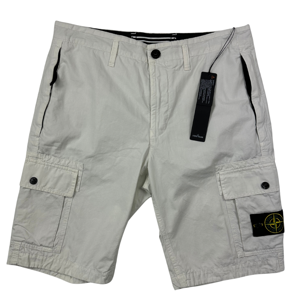 PANTALÓN CARGO CORTO SLIM STONE ISLAND - talla W/31