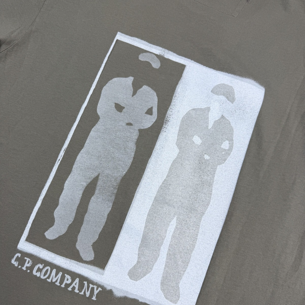 Camiseta C.P. Company gris manga corta - talla XS/L/XL/2XL