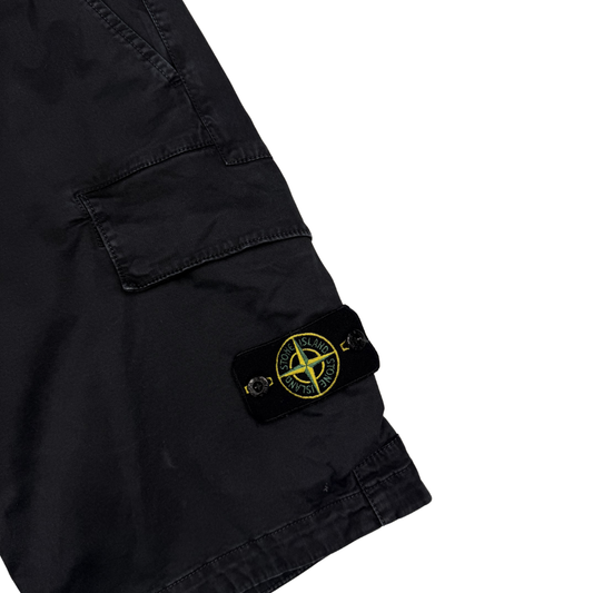 Pantalón Cargo Corto Stone Island Type SL negro - talla W31