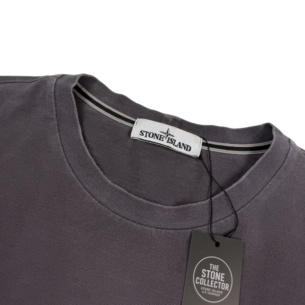 Camiseta Stone Island gris manga corta - talla 2XL