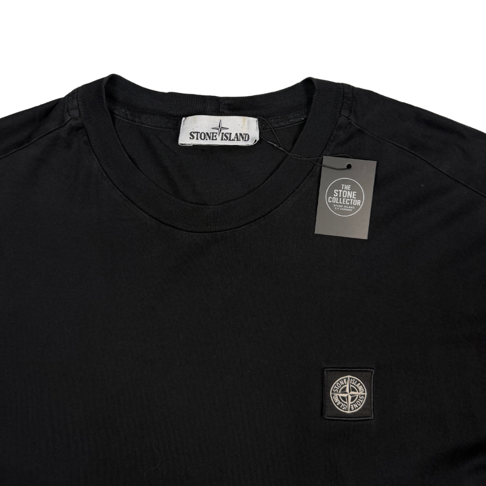 Camiseta Stone Island Negra manga corta - talla 2XL
