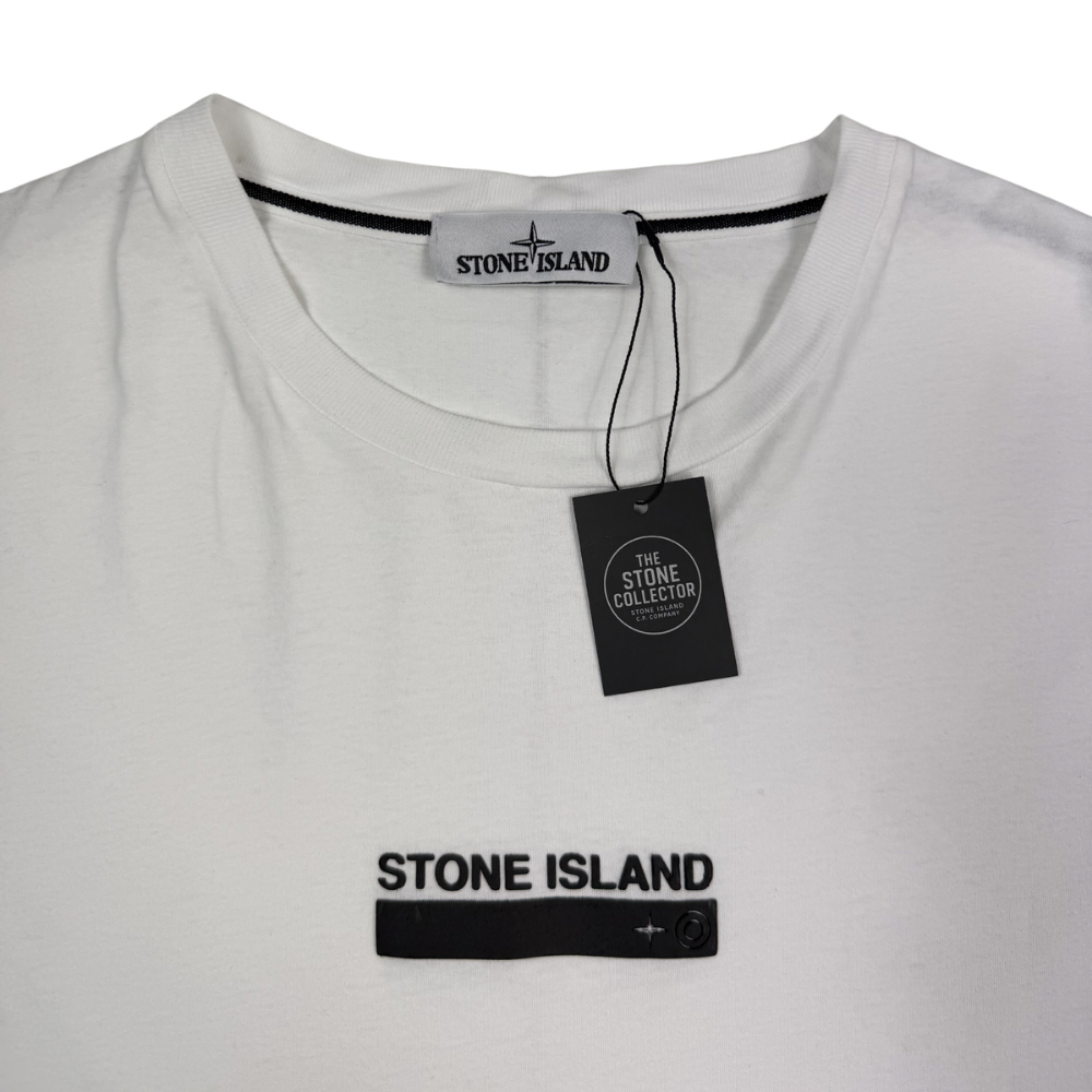 Camiseta Stone Island Blanca manga corta - talla XL
