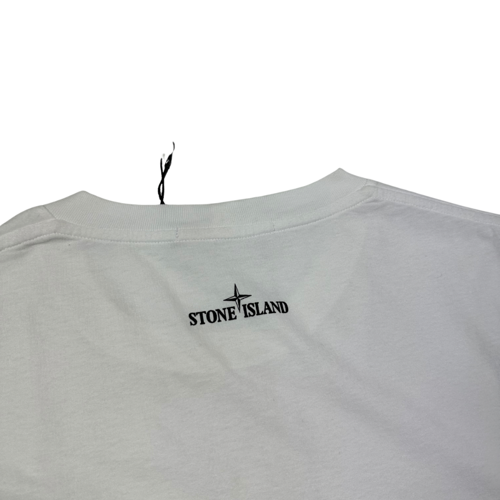 CAMISETA MANGA CORTA LOGO FRONTAL STONE ISLAND - talla L