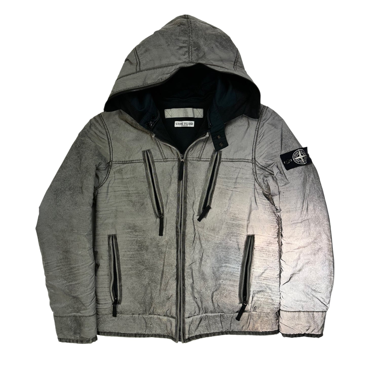 ABRIGO LIQUID REFLECTIVE STONE ISLAND - talla M